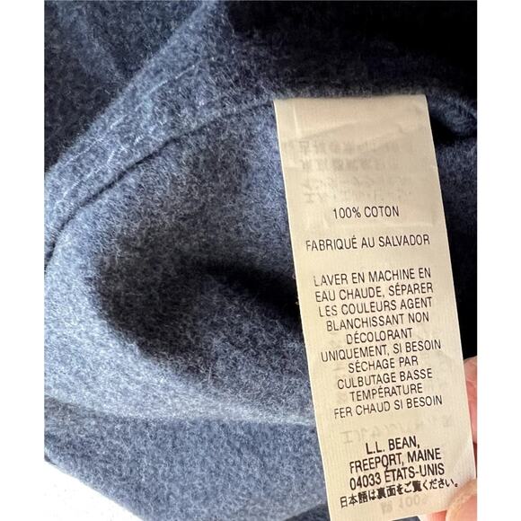 L.L.Bean Chamois Cloth Shirt Jacket Men Large Fall Winter Warm Outdoor Gorpcore - Picture 6 of 8